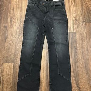 New, vintage 90s inspired, low rise slim bootcut jeans